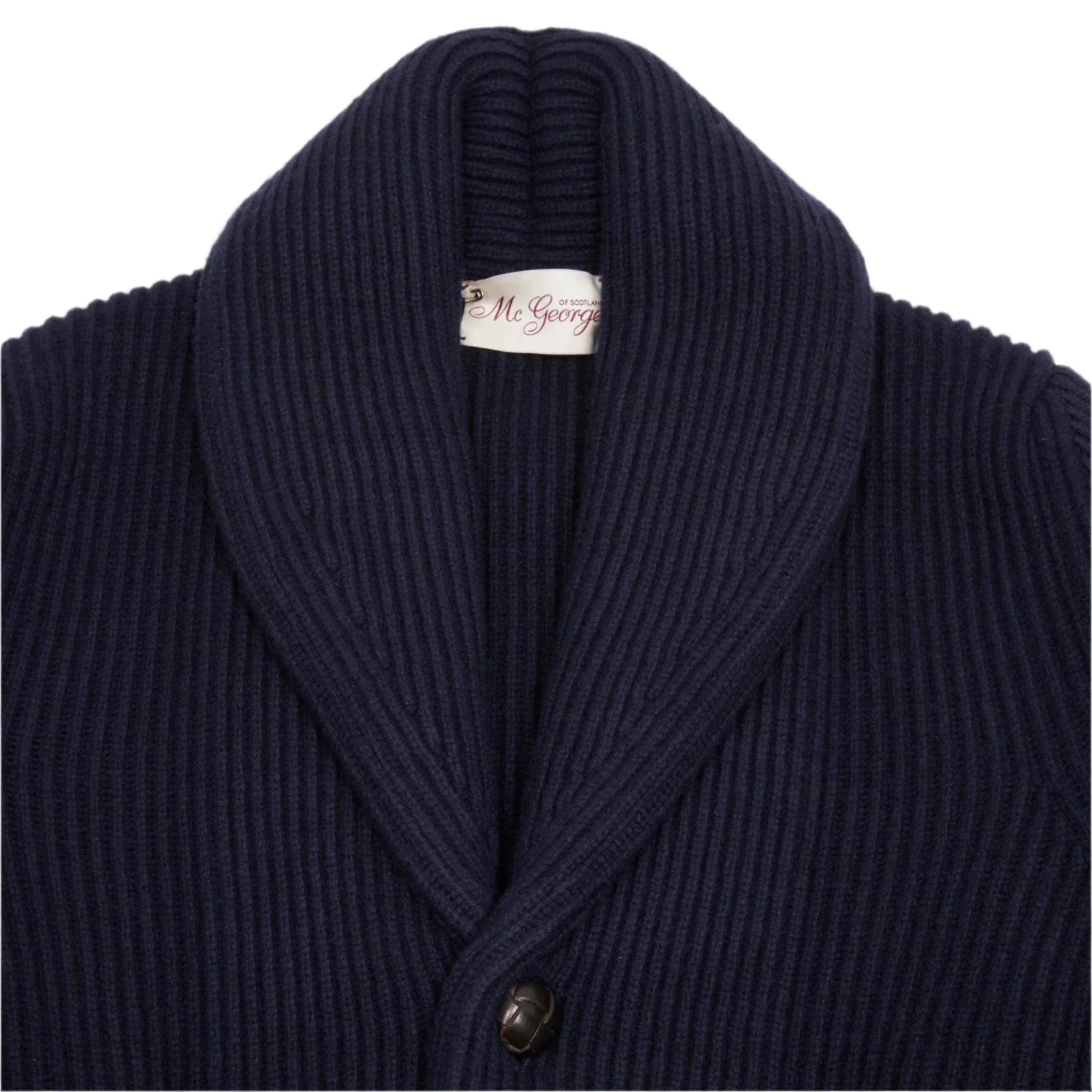 McGeorge of Scotland Shawl Cardigan in Navy