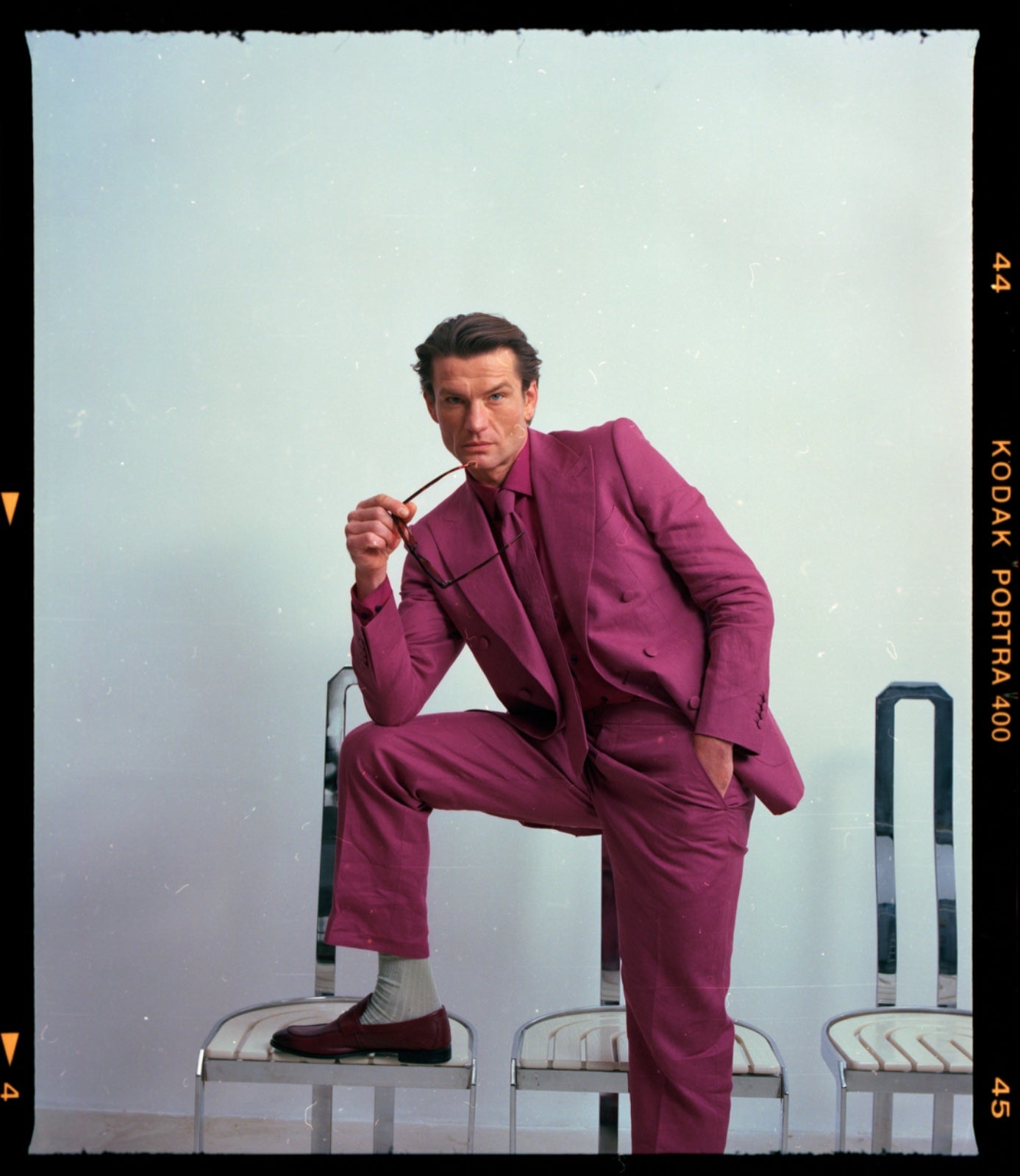 Dusty Rose Linen Suit