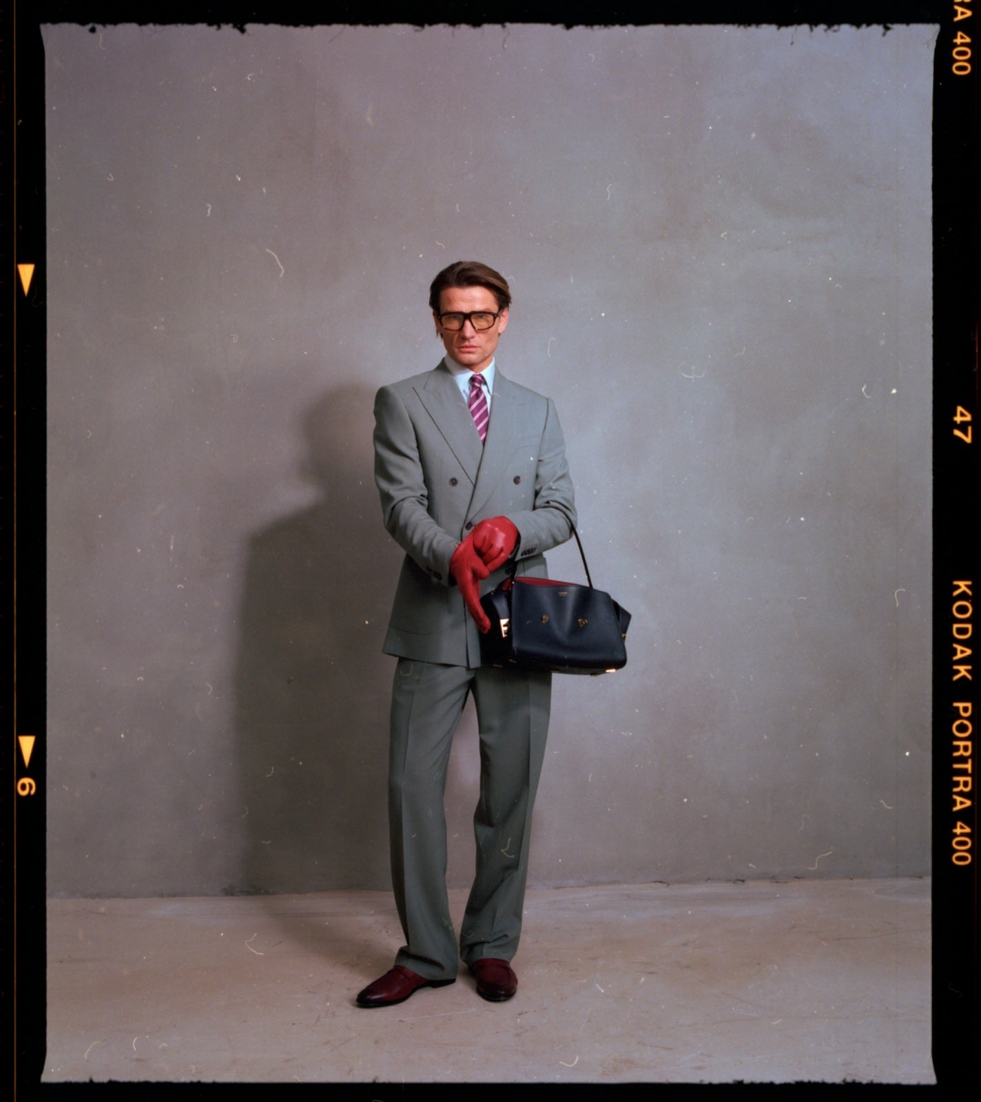 Sage Gray Tonik Wool Suit - Structured Daywear